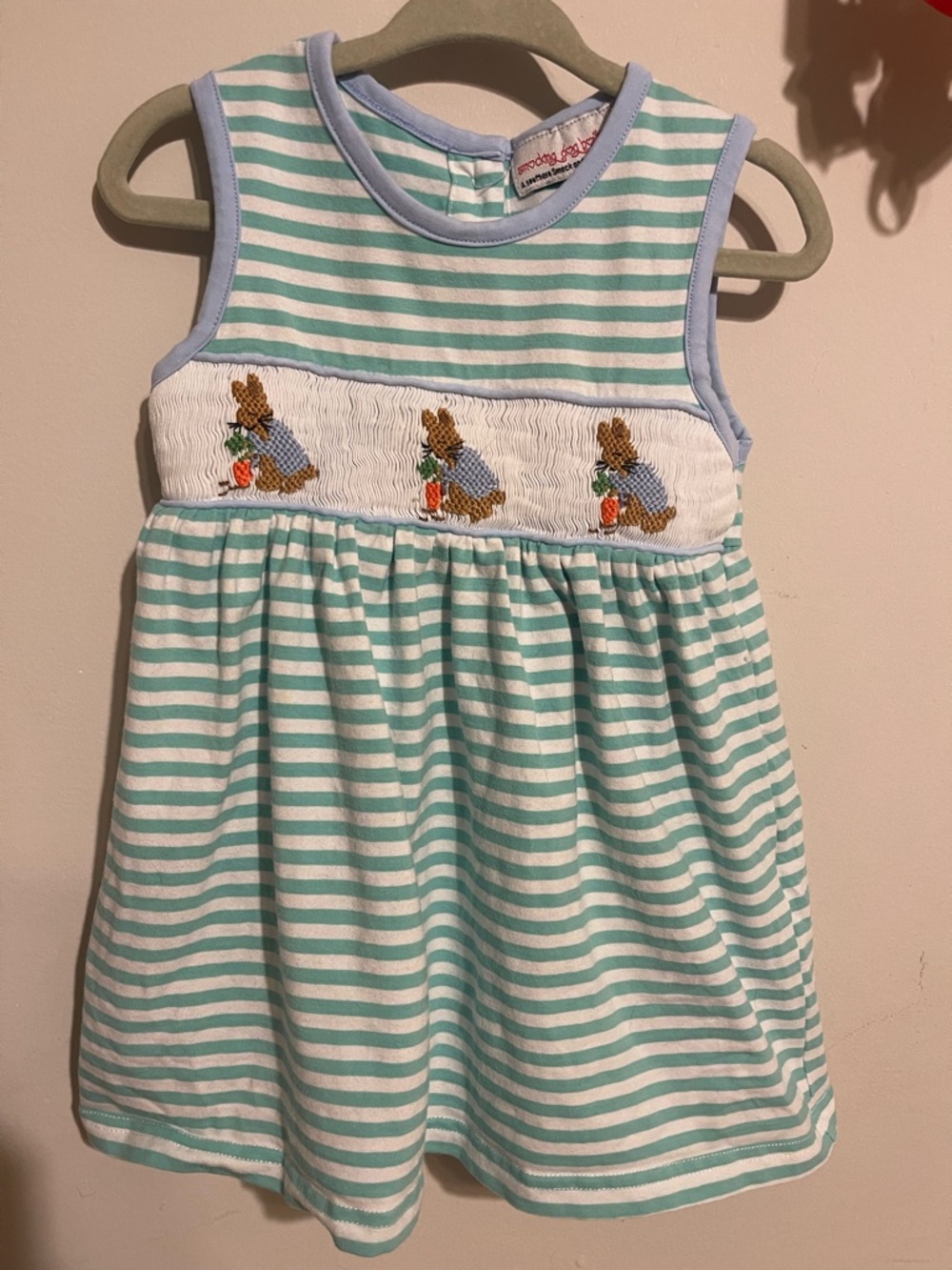 Smocking Dog Boutique 18 month girls Easter dress